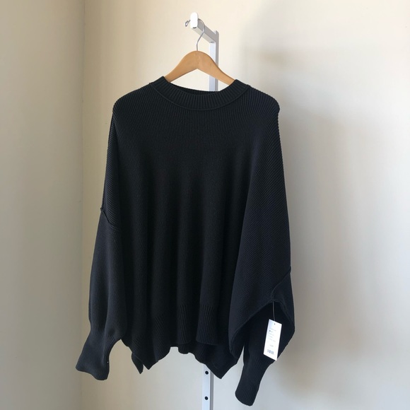 Free People Sweaters - NWT Free People Easy Street Tunic in Black